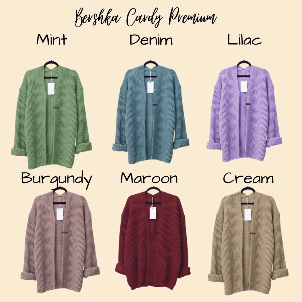 CARDY OUTER BERSHKA  CARDY PREMIUM  Knit Cardigan  