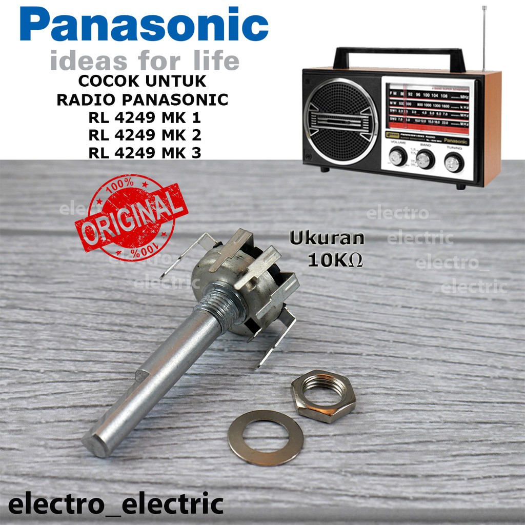 Pengatur Volume Radio Panasonic RL 4249