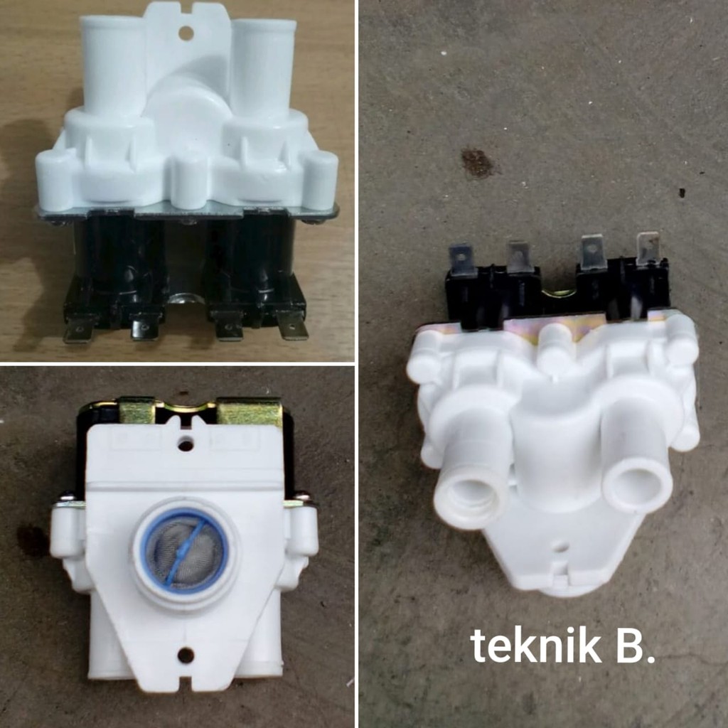 Water Valve Selenoid Double Mesin Cuci 180A National