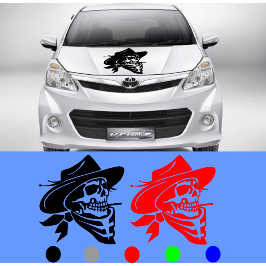 

Sticker Cutting Keren Motif Tengkorak Coboy