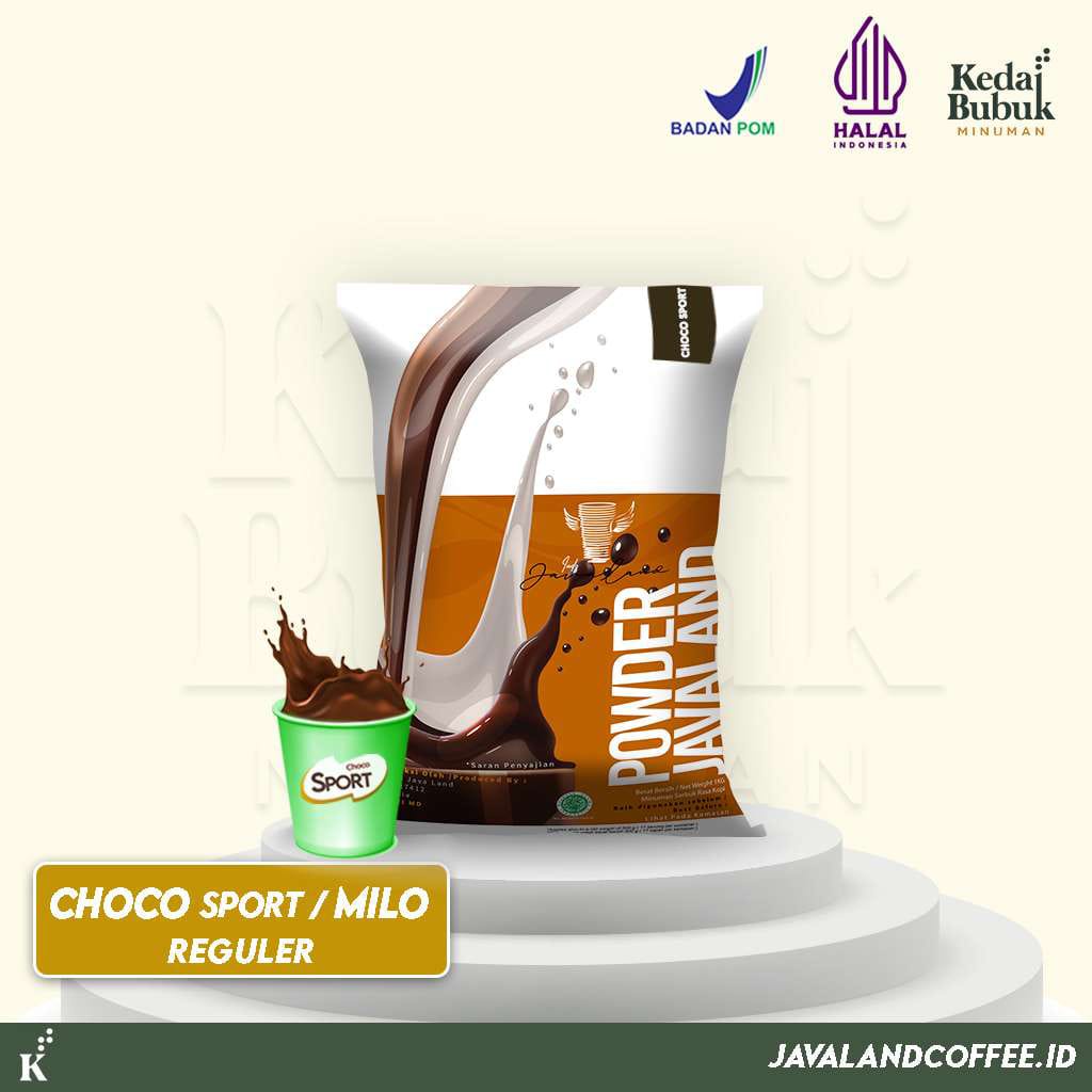 

BUBUK MINUMAN | REGULER | CHOCO SPORT / COKLAT MALT - ORIGINAL JAVALAND 1KG