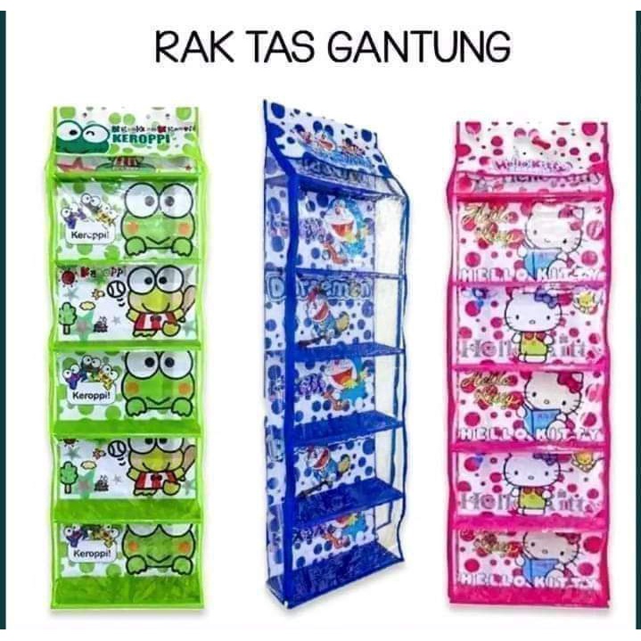 Rak Tas Gntung Karakter Full Resleting