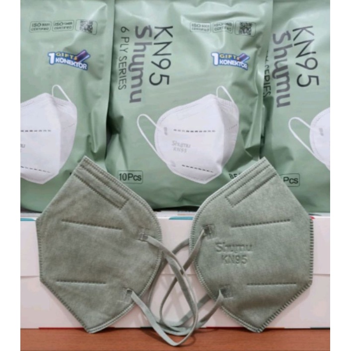 Masker Shumu KN95 6ply isi 10pcs. Face Mask Murah Terlaris