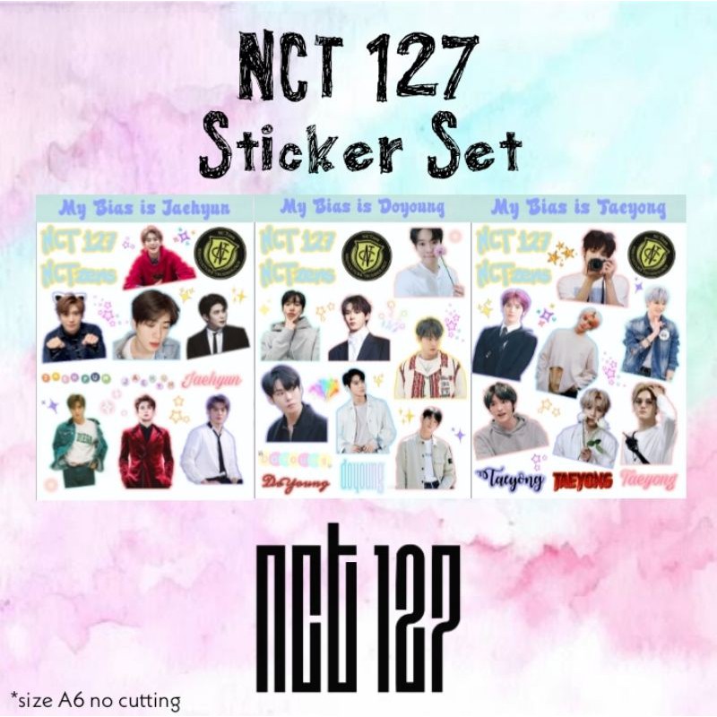 Stiker NCT 127 Sticker Set Minimal 2 pcs (baca deskripsi)