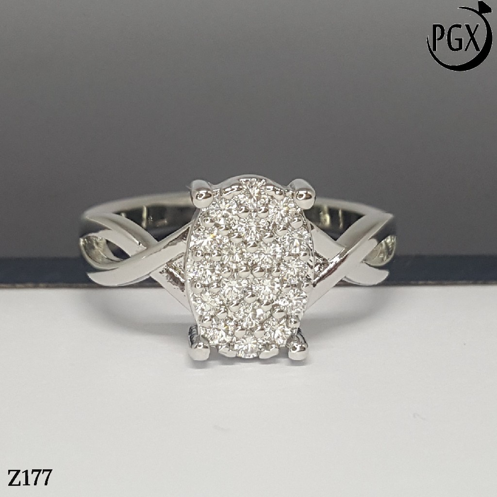 PGX Cincin Xuping Wanita Lapis Emas Aksesoris Perhiasan Fashion Premium - Z177