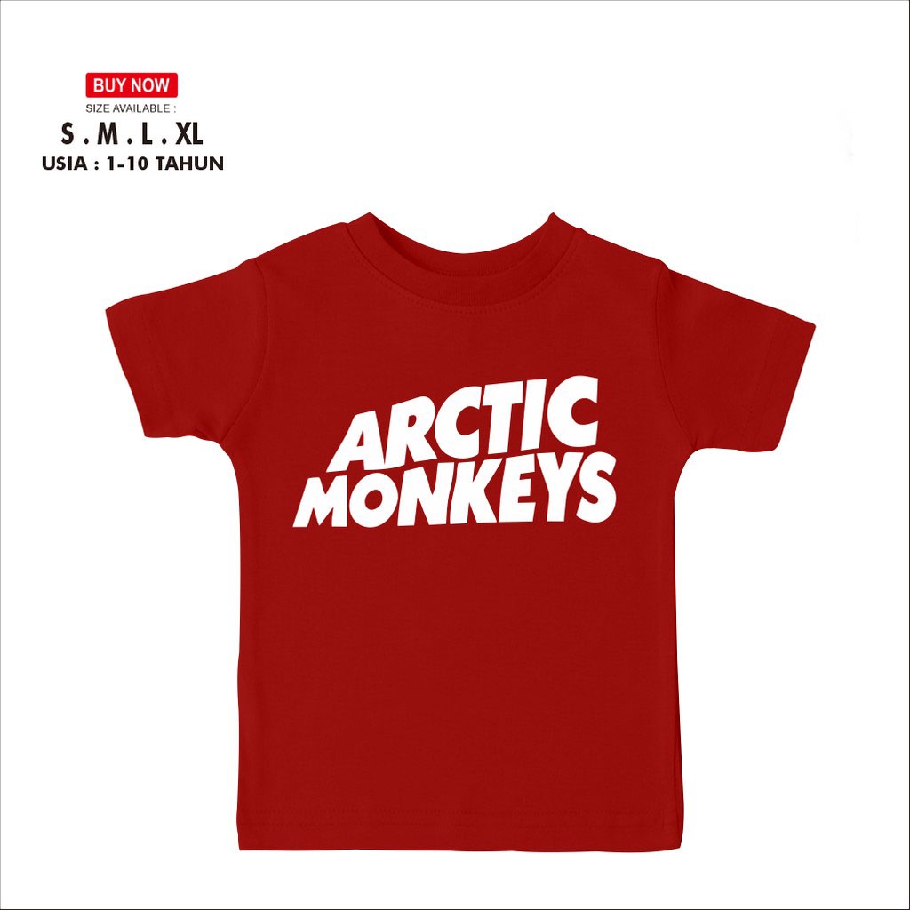 kaos anak arctic monkeys / baju anak arctic monkeys