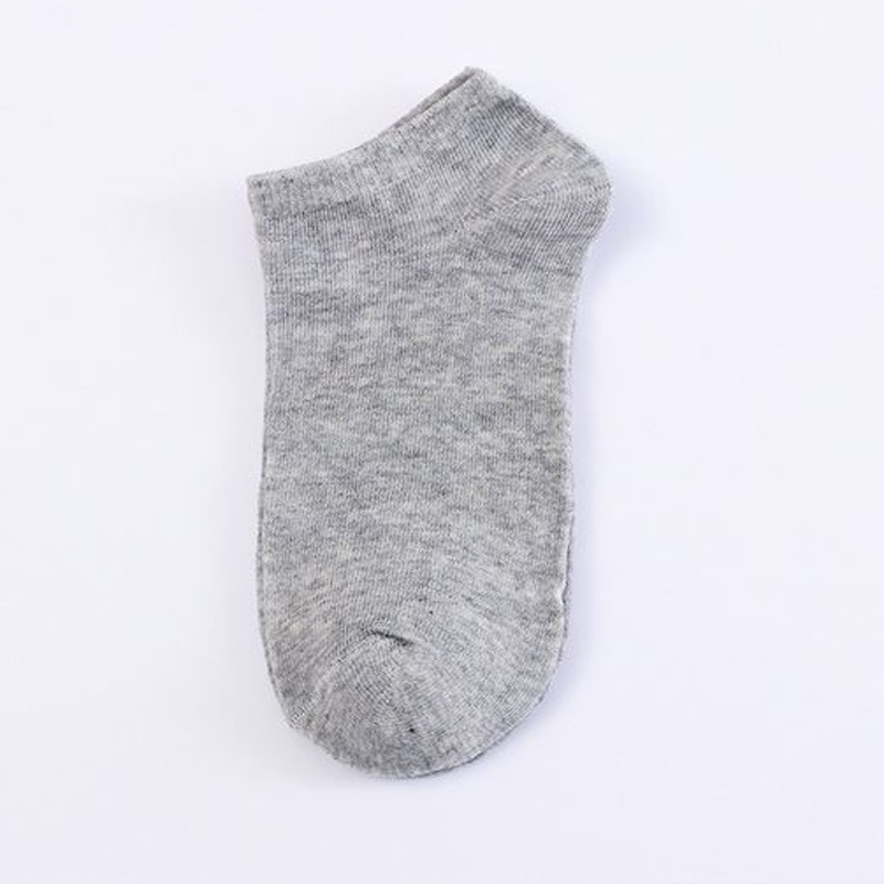 GANNISE - Kaos Kaki Polos Panjang Diatas Mata Kaki Kaoskaki Office Olahraga Fashion KK0007-KK0003 GRAY