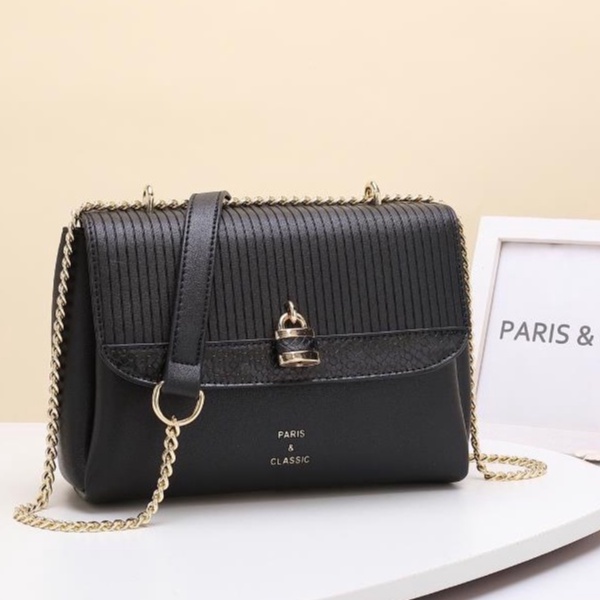 Paris Classic Tas Wanita Import Original Branded Terbaru Tas Fashion Hand Bag Wanita Tas Jinjing Selempang Wanita [26017]