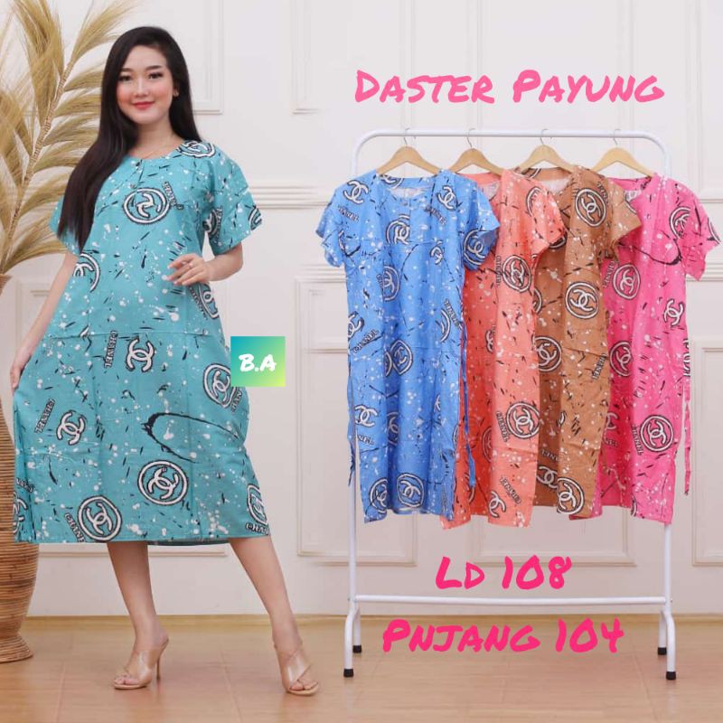 Aneka macam Daster Payung motif Chenel || Daster Kekinian