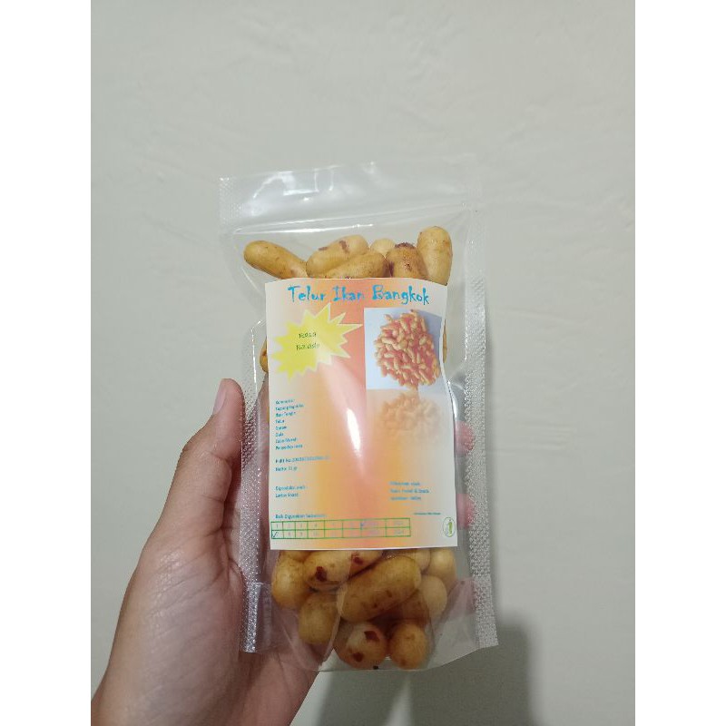 

camilan kriuk gurih telur ikan bangkok