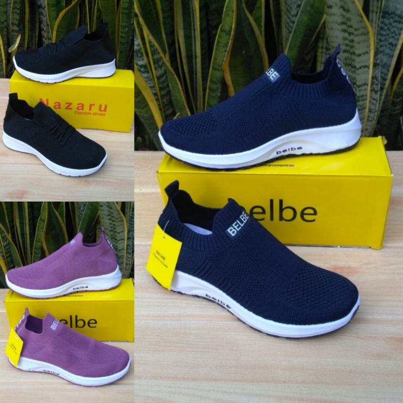 SEPATU BELBE TERBARU ORIGINAL / SEPATU RAJUT / SEPATU  WANITA