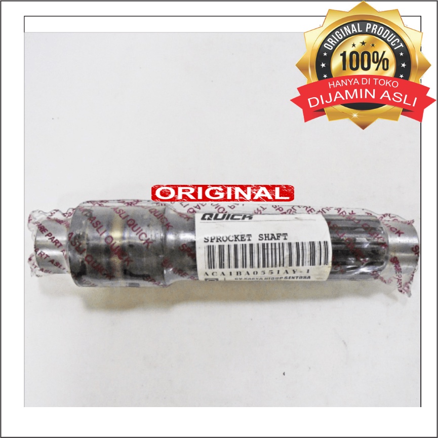 SHAFT as gir SPROCKET Traktor ZENA Original QUICK