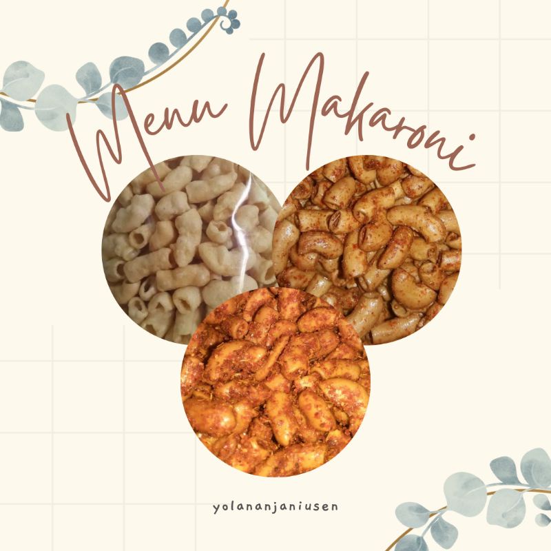 

MAKARONI KRUPUK RASA ORIGINAL/PEDAS/EKSTRA PEDAS 150 GRAM | HOMEMADE & PREORDER