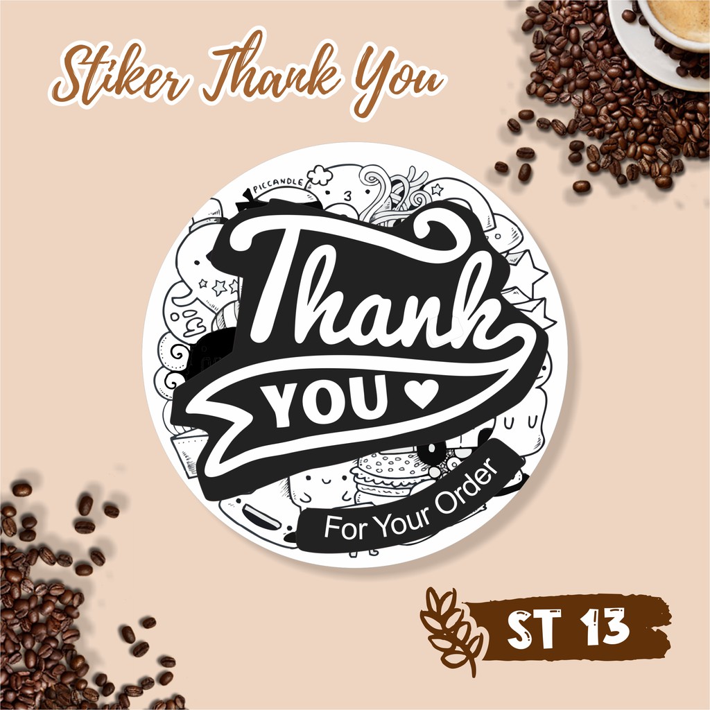 

STIKER THANK YOU ST 13 MURAH ECER