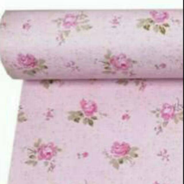 Background Mahar Motif shaby pink