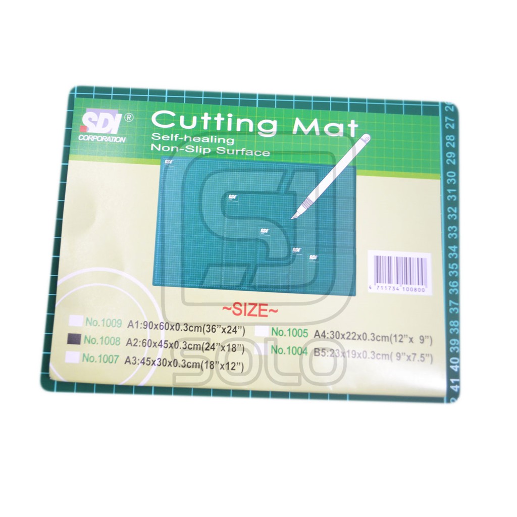 

Cutting SDI Mat Self Healing A3 Hijau Alas Pemotong Cutter