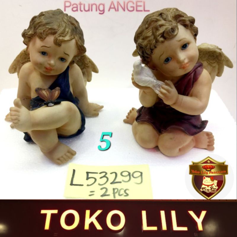 Patung Malaikat / Pajangan Angel / Dekorasi Natal / Miniatur Malaikat