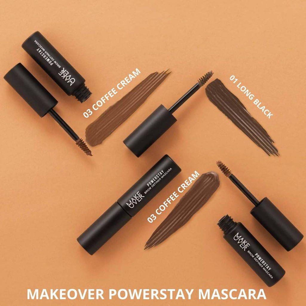 MAKEOVER Powerstay Color Correcting Primer 25ml, Lipcream, Mascara,Power Foundation,Eyeliner Pensil