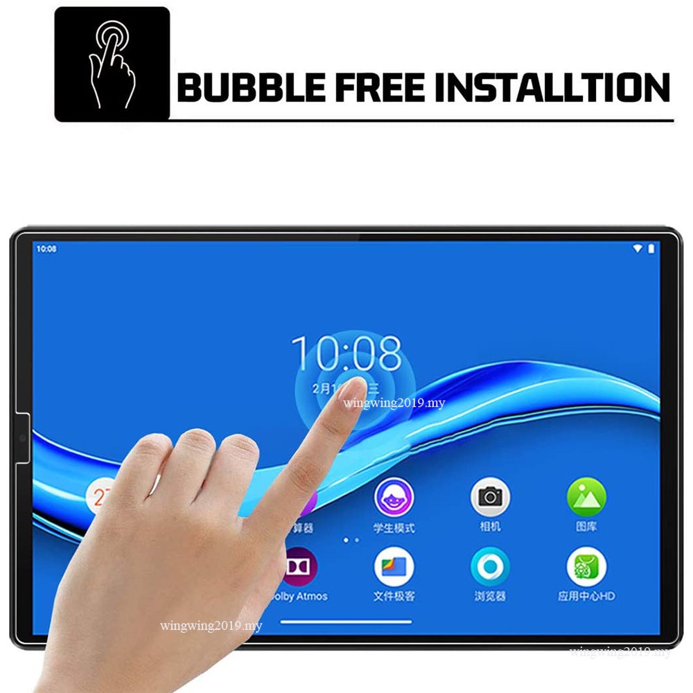 (2 Pak) Pelindung Layar Tempered Glass Anti Gores Untuk Tablet Lenovo Tab M10 FHD Plus 10.3 2020 TB-X606F