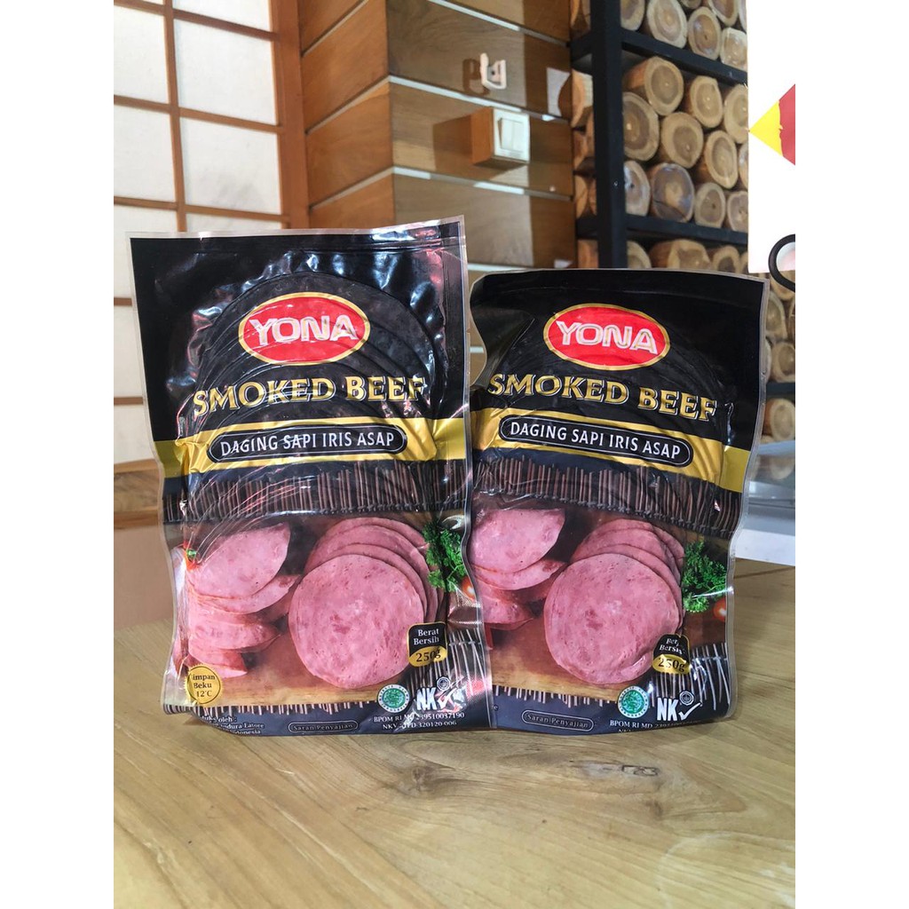 

Smoked Beef Yona / Daging Asap kemasan 250 gr