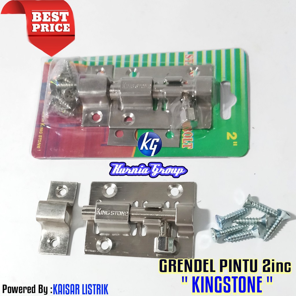 GRENDEL KUNCI 2INC 4INC KING STONE STENLIS SLOT KUNCI PINTU JENDELA SLOROKAN KONCIAN TERMURAH