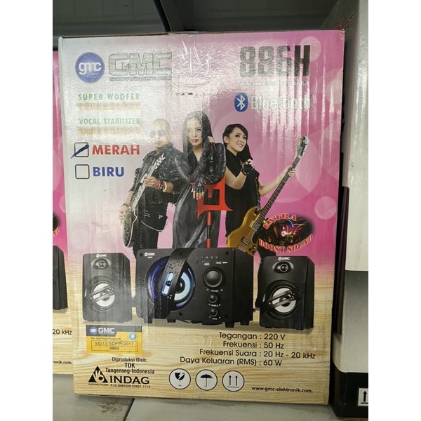 Speaker aktif Bluetooth Gmc 886H