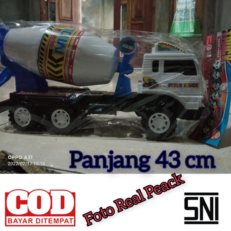 Mainan Mobil Mobilan Truk Konstruksi Molen Besar / Mobil Keruk Truk Pasir Jumbo