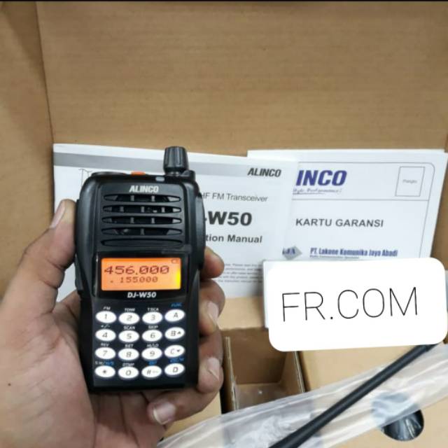 ALINCO DJ W50 ORIGINAL HT ALINCO DJ-W50 DUALBAND PENGGANTI ALINCO W500