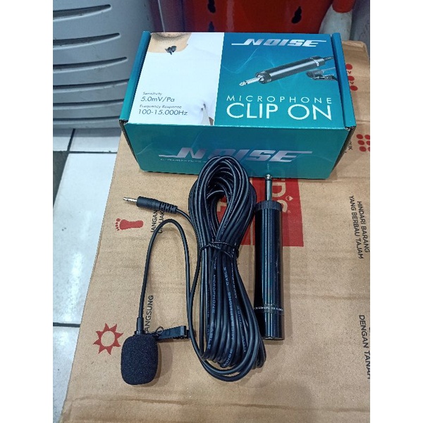 mic jepit noise clip on