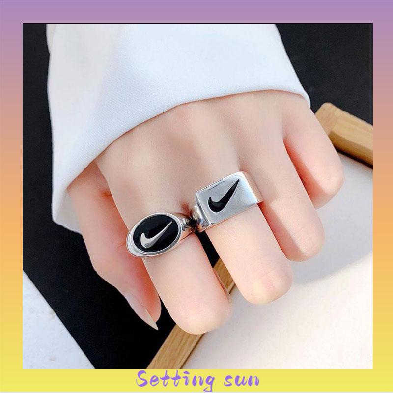 7PCS/COD✨Cincin N1ke gaya Korea Untuk Pria Dan Wanita TN