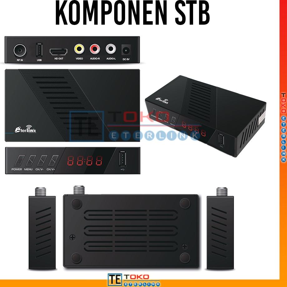 Harga TERMURAAH.. TV Digital Eterlink Brand Set Top Penerima Siaran Full HD/ STB+Wifi / STB Saja - M