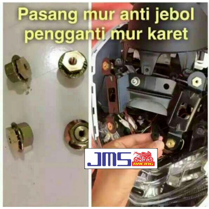 baut anti jebol visor winshield depan yamaha nmax lama dan nmax new dan pcx dan xmax forza dll