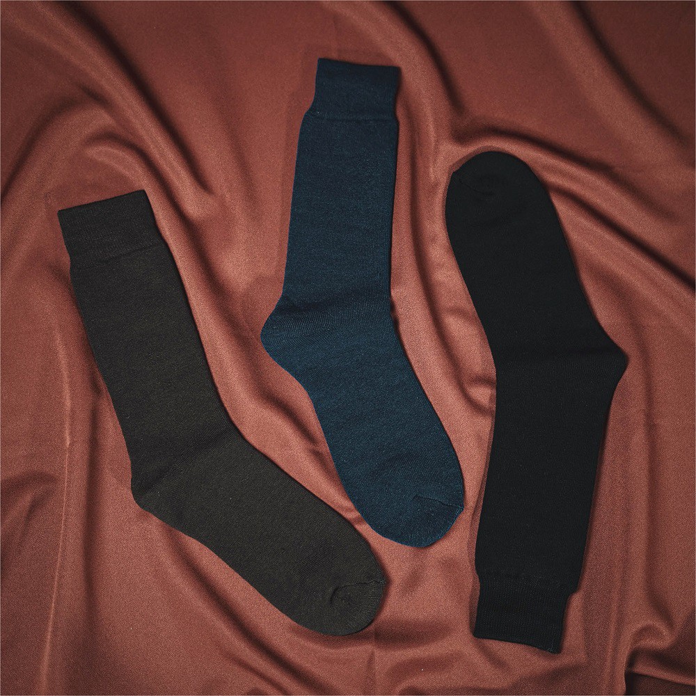 Houseofcuff Kaos Kaki Socks Formal Tebal Sepatu Black Hitam Formal Socks