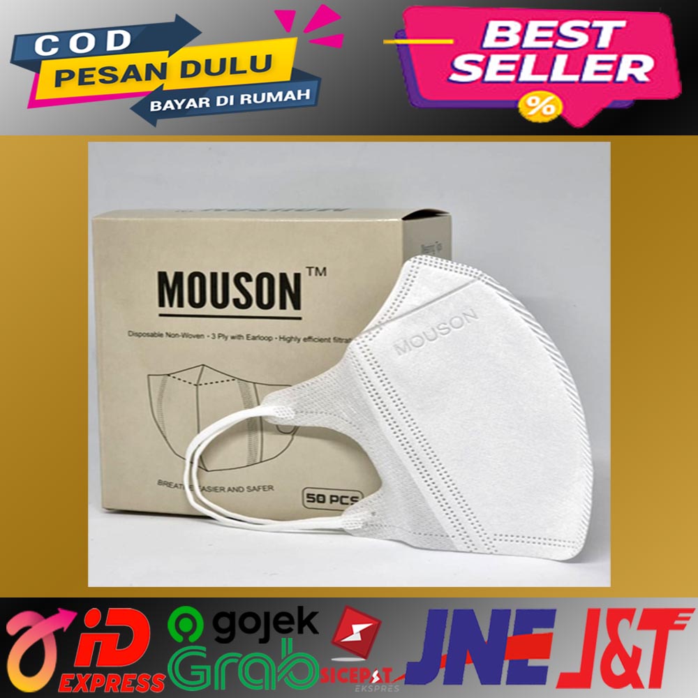 Masker Duckbill Emboss Mouson Earloop