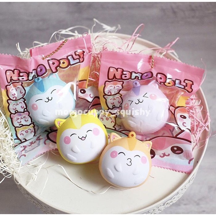 Squishy licensed nano poli by popular boxes ( squishy hamster kecil)