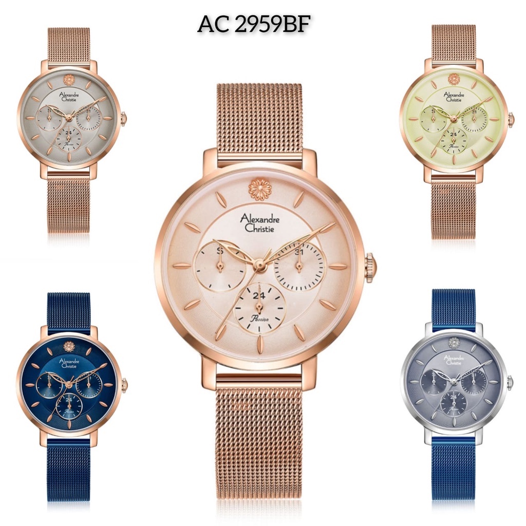 ALEXANDRE CHRISTIE AC 2959BF JAM TANGAN WANITA ORIGINAL GARANSI RESMI