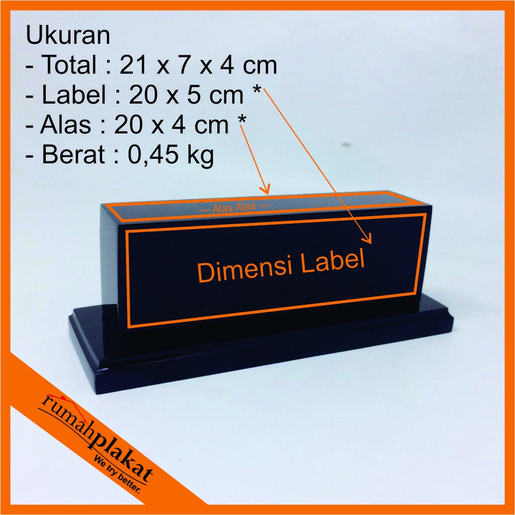 Tatakan Dudukan Stand Polos Plakat Vandel 20 Cm Murah Cocok Buat Kado Wisuda Wedding Kenang Kenangan