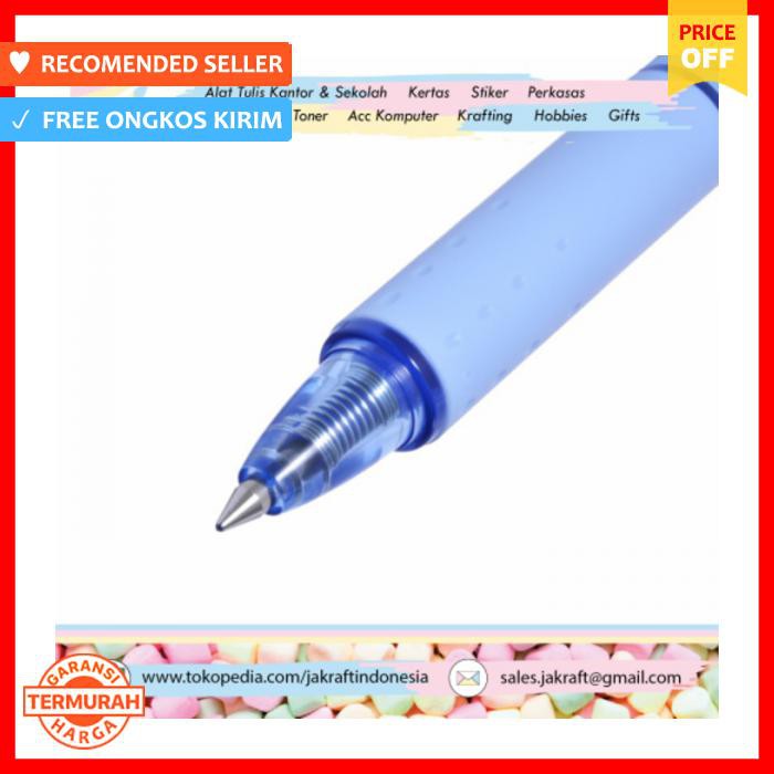 Bolpen Gel Pen Biru Pilot G 2 (0.07 Mm) Sarasa Ballpoint Biru - Alat Tulis - Pulpen