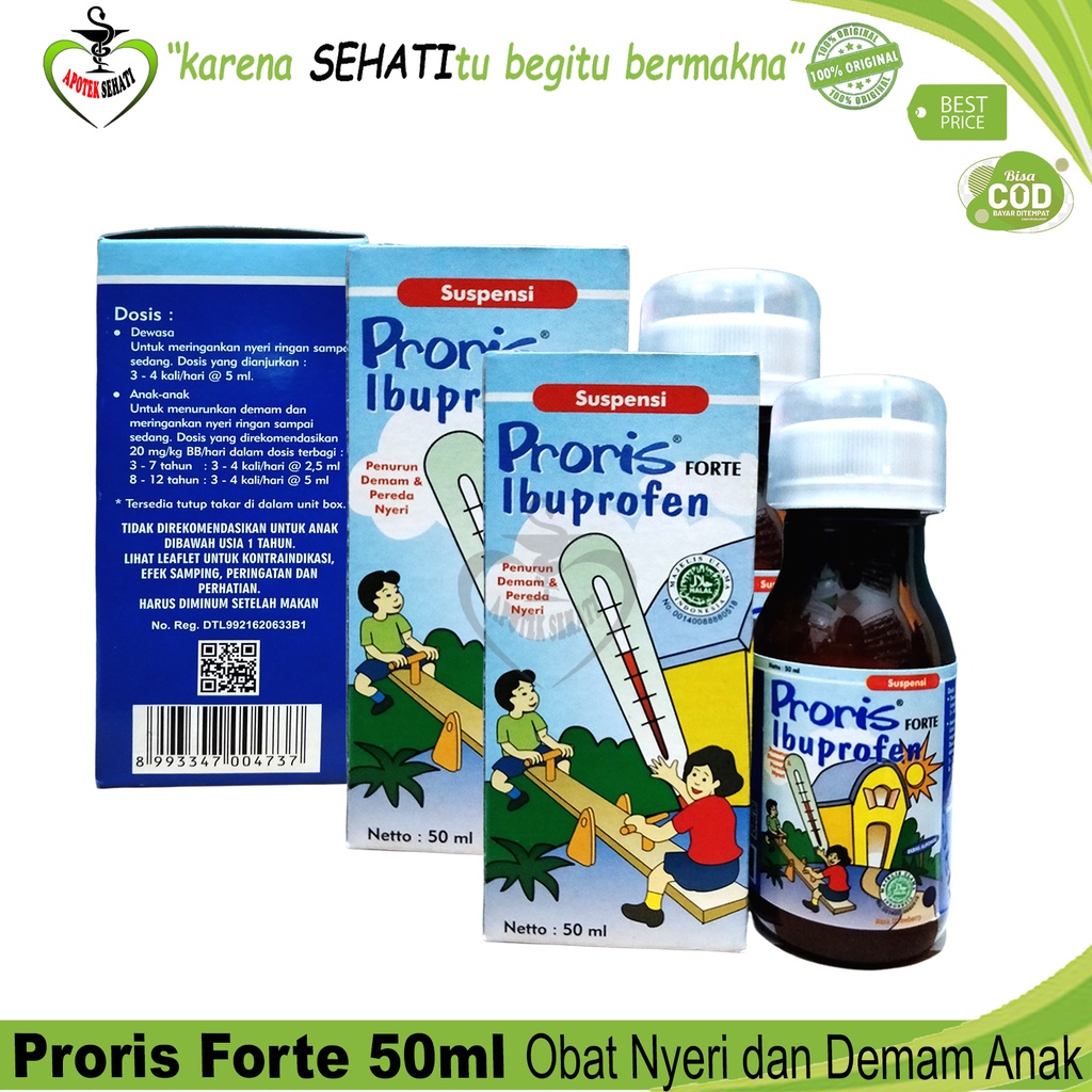 Kesehatan - Obat Penurun Panas Proris Forte 60 Ml