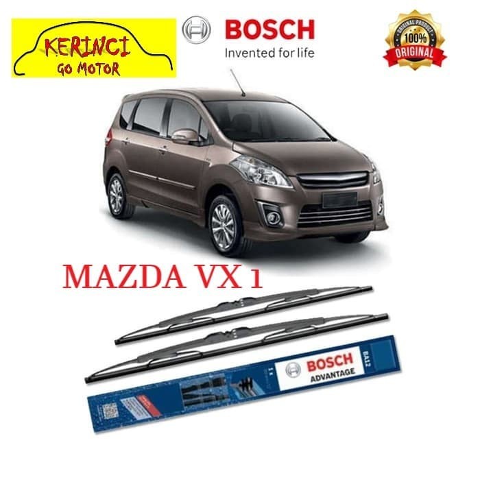 WIPER MAZDA VX1 BOSCH ADVANTAGE 26&quot; &amp; 17&quot; SEPASANG WIPER MAZDA BOSCH