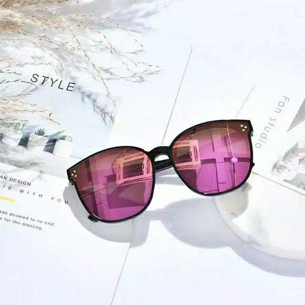 Kacamata Fashion Korea Wanita Pria Kekinian / Kacamata Blueray Anti UV Sunglasses Trendy / TS-93