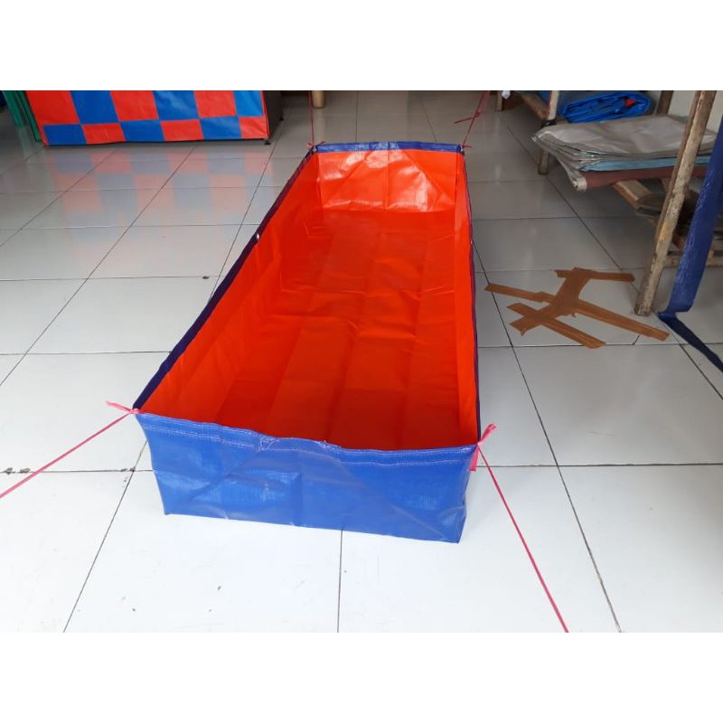 terpal kolam ikan TYPE A12 ukuran (150×50×25)