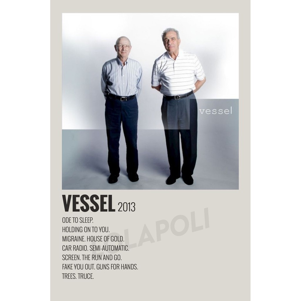 Poster Cover Album Vessel - Twenty One Pilots