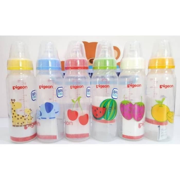 Pigeon Botol Susu PP | Botol Satuan - Motif dan Warna Random