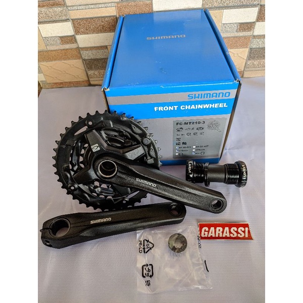 Crank Shimano ht2 3 speed hollowtech 2 lengkap bb ht 2 original murah