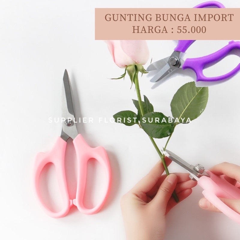 GUNTING BUNGA/ GUNTING BUNGA IMPORT/ GUNTING BUNGA KOREA/GUNTING BATANG BUNGA