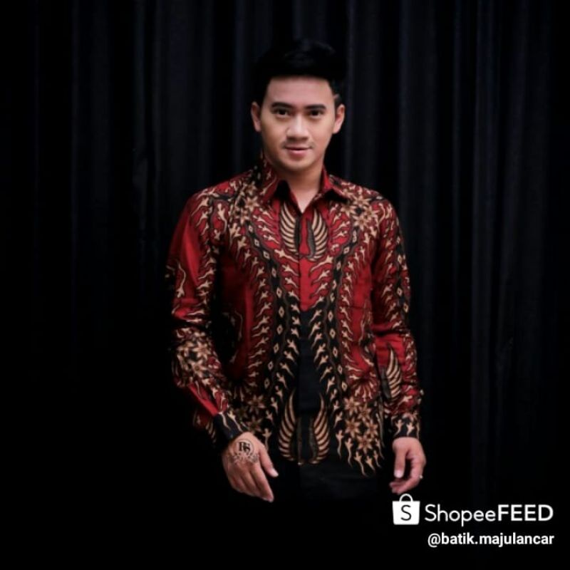 BAJU Kemeja Batik JUMBO exclusive original butik | Atasan Batik Seragam M L XL XXL -10XL