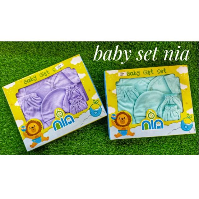 KADO MURAH BABY GIFT SET NIA - 1 SET PERLENGKAPAN BAJU BAYI BARU LAHIR NIA BAJU BAYI BAJU BABY