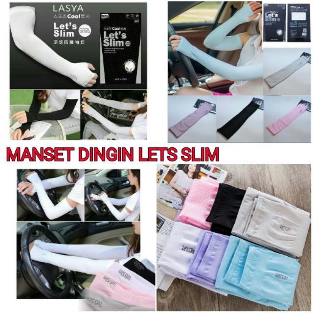 [LETS SLIM]MANSET TANGAN / KOREAN MANSET TANGAN LENGAN WANITA PRIA HAND SOCKS ARM SLEEVE - ANTI UV