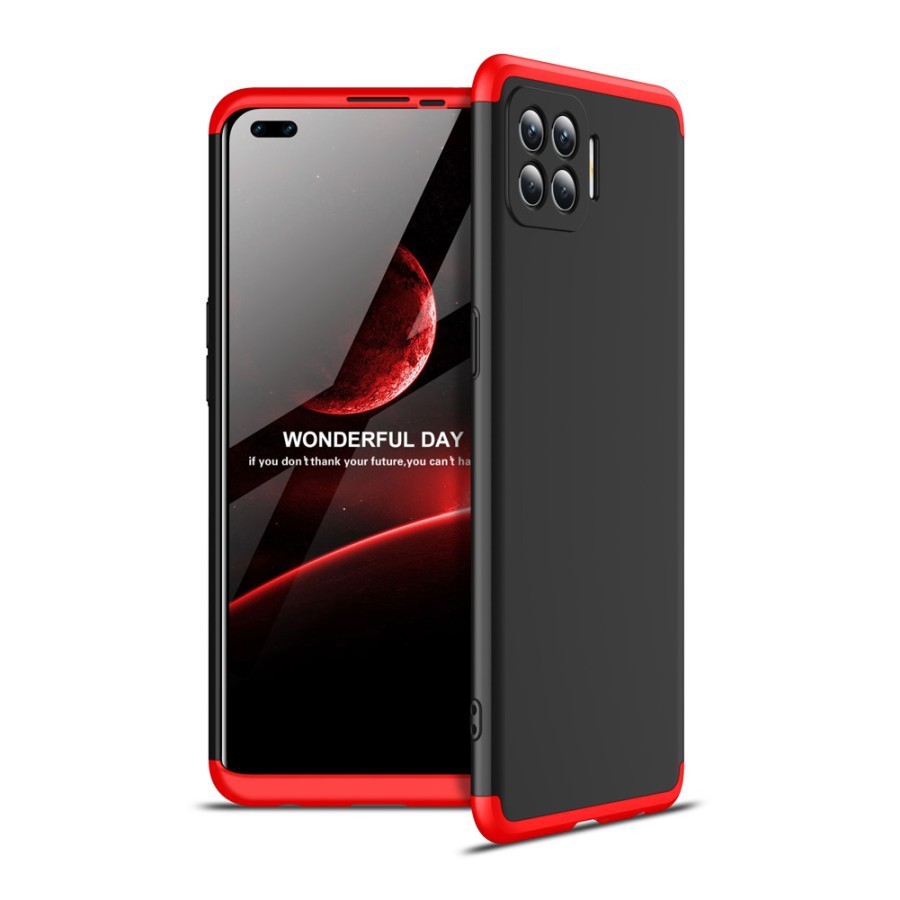 Oppo Reno 4F Reno4F GKK Armor 360 Full Slim Back Matte Cover Case Casing